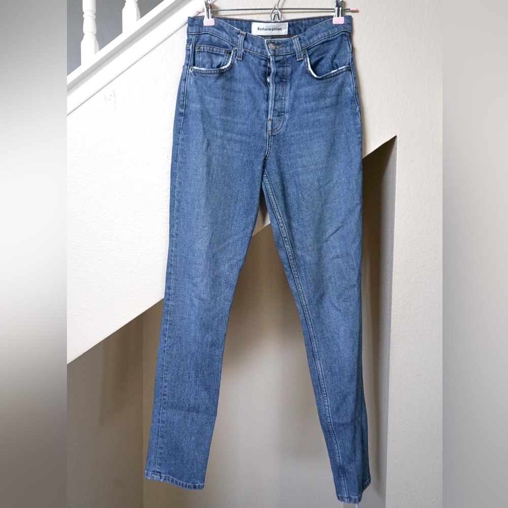 REFORMATION Serena High Skinny 25W